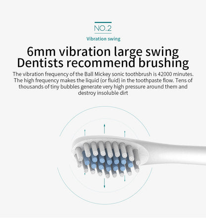 Smart Ultrasonic Electric Toothbrush