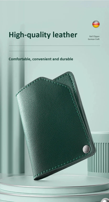 Nail Clippers with Leather Bag