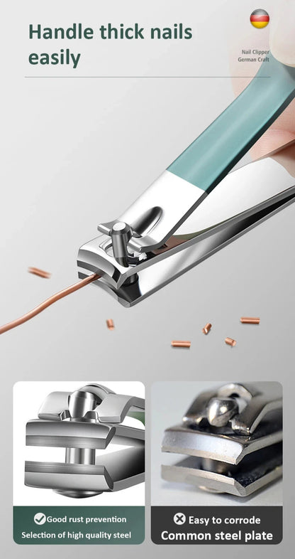 Nail Clippers with Leather Bag